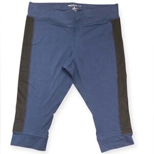 Ideology Blue Cropped Leggings Women’s Plus Size 2X Athletic Living Athleisure